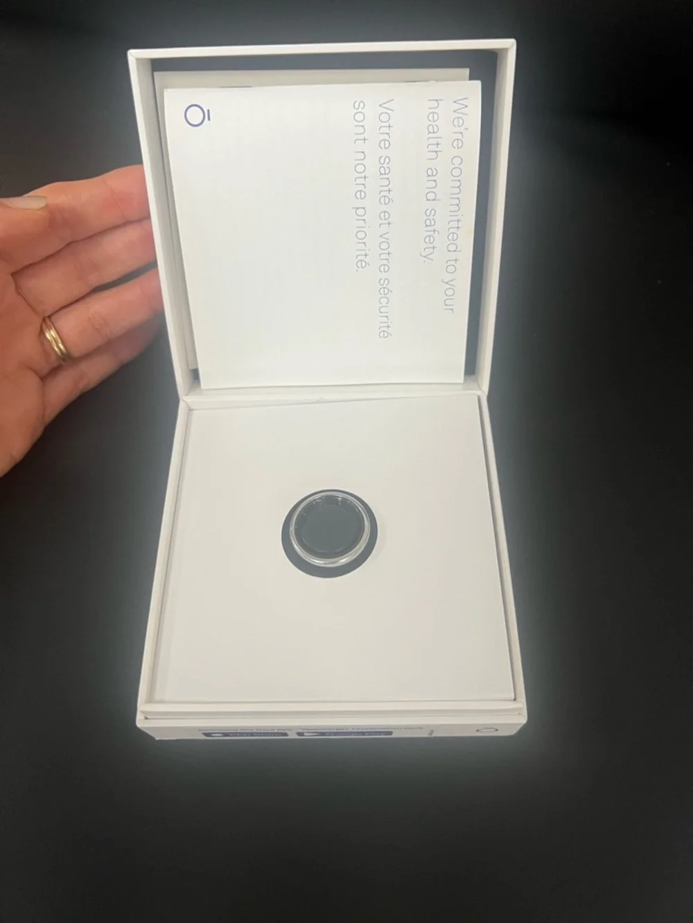Oura Ring Silver Smart Health & Sleep Tracker HORIZON
